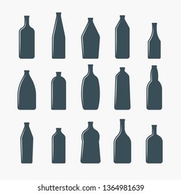 BEER BOTTLES VECTOR ILLUSTRATION
