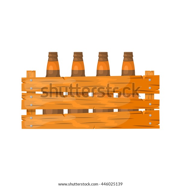 Beer Box Icon Vector Illustration Cartoon Stock Vektorgrafik Lizenzfrei