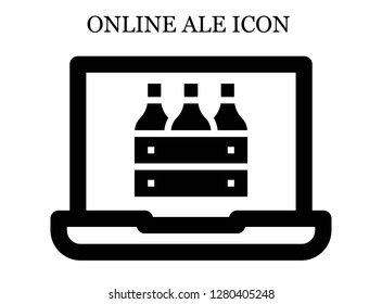 Beer box search icon. Editable Beer box search icon for web or mobile.