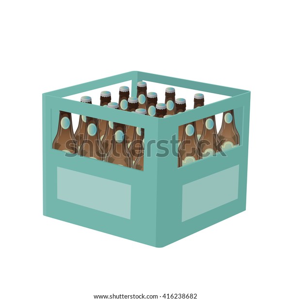Beer Box Vector Clipart Illustration Stock Vector (Royalty Free ...