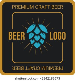 Beer brand brewert logo rounded rectangle drink coaster beermat	