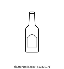 Beer and brewery concept icon vector illustration graphic design