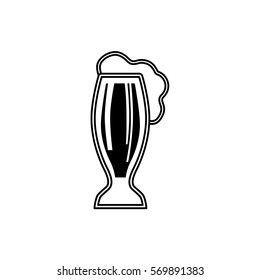 Beer and brewery concept icon vector illustration graphic design