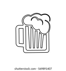 Beer and brewery concept icon vector illustration graphic design