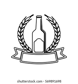 Beer and brewery concept icon vector illustration graphic design