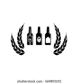 Beer and brewery concept icon vector illustration graphic design