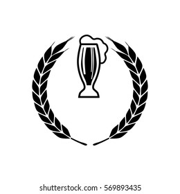 Beer and brewery concept icon vector illustration graphic design