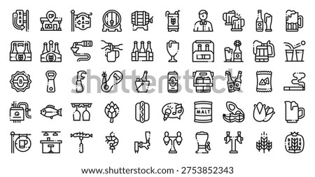 Beer Brewery Craft Drink Pub Icon