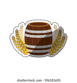 Beer and brewery icon vector illustration graphic design