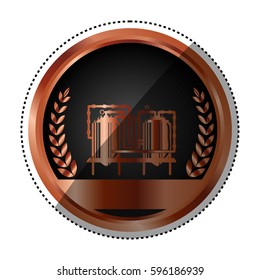 Beer and brewery icon vector illustration graphic design