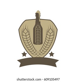 Beer and brewery icon vector illustration graphic design