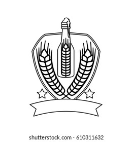 Beer and brewery icon vector illustration graphic design