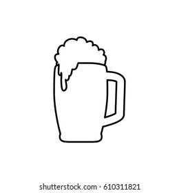 Beer and brewery icon vector illustration graphic design