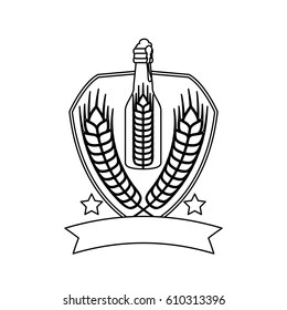 Beer and brewery icon vector illustration graphic design