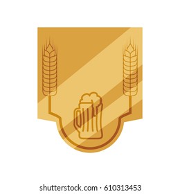 Beer and brewery icon vector illustration graphic design