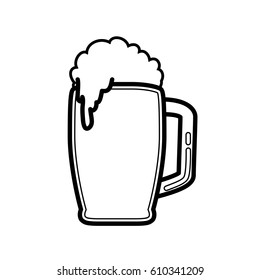 Beer and brewery icon vector illustration graphic design