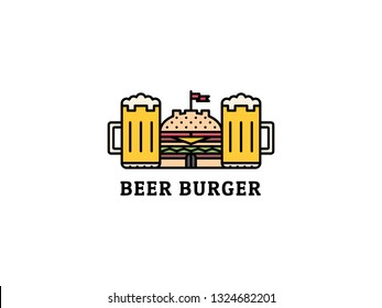 Beer Burger Castle Bar Logo