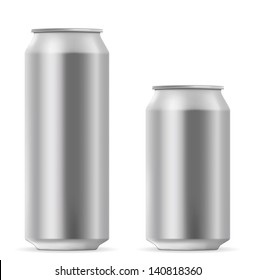 Beer can 500 and 330 ml. EPS-10