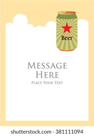 beer can card