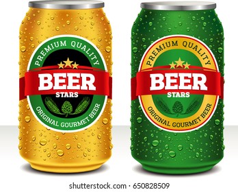 Beer Can Design Template