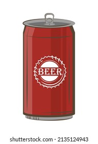 beer can drink icon flat