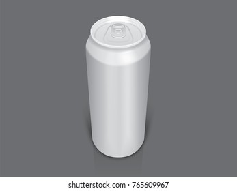 beer can easily change colors mock up vector template