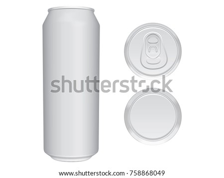 beer can easily change colors mock stock vector royalty free