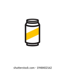Beer can icon. Vector illustration.