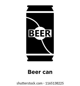 Beer can icon vector isolated on white background, Beer can transparent sign , beer symbols