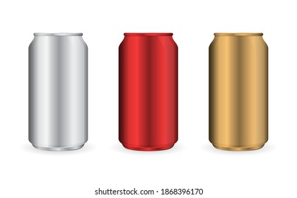 beer can mock up container icon