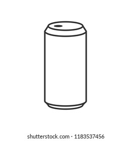 Beer Can Outline Icon