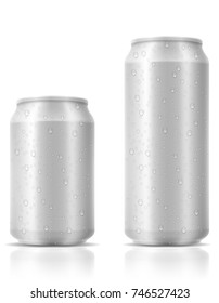 beer in can stock vector illustration isolated on white background