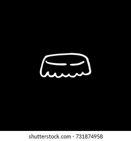 beer cap doodle icon