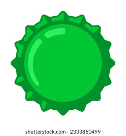 Beer cap illustration. Beer festival or Oktoberfest.