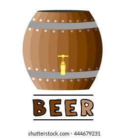 beer card. Vector Illustration