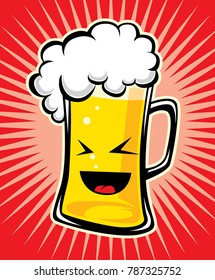 beer cartoon vector