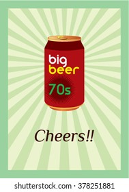 beer cheers vector illustration