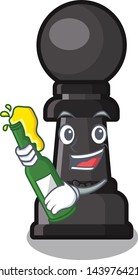 With beer chess pawn on in the character