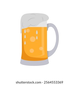 Beer, Cocktails Vector illustration, Isolated