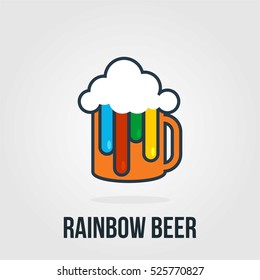BEER COMPANY BUSINESS LOGO TEMPLATE SIGN SYMBOL EMBLEM BADGE