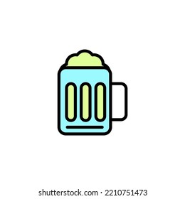 Beer concept line icon. Simple element illustration. Beer concept outline symbol design.