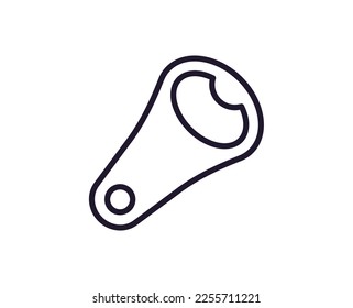 Beer concept. Modern outline high quality illustration for banners, flyers and web sites. Editable stroke in trendy flat style. Line icon of beer