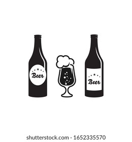 Beer craft vector illustration design template