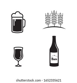 Beer craft vector illustration design template