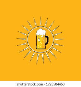Beer craft vector illustration design