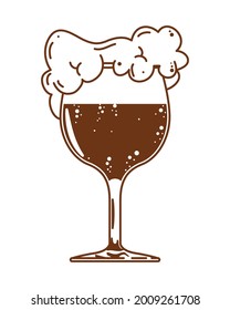 Bier auf Tasse-Getränk-Ikone