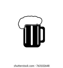 beer cup glass icon. Human weakness, Addiction element icon. Premium quality graphic design. Signs, outline symbols collection icon for websites, web design on white background