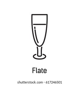 beer cup icon flate