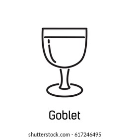 beer cup icon goblet
