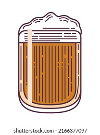 icono de taza de cerveza aislado